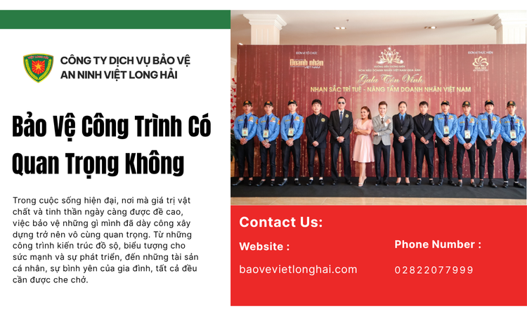 Tầm Quan Trọng Không Thể Phủ Nhận Của Bảo Vệ Công Trình