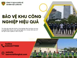 Bảo Vệ Khu Công Nghiệp Hiệu Quả