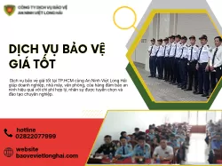 Dịch Vụ Bảo Vệ Giá Tốt