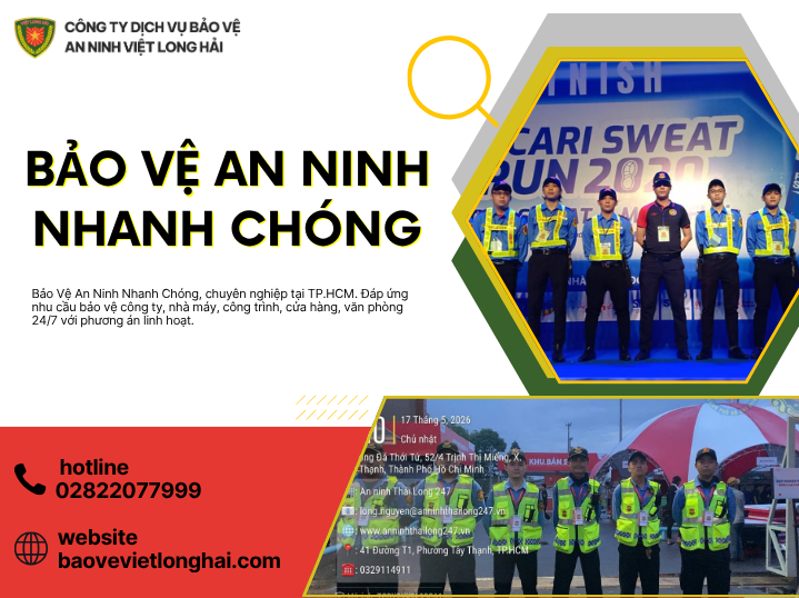 Bảo Vệ An Ninh Nhanh Chóng – Giải Pháp An Ninh Chủ Động Cho Doanh Nghiệp Và Cá Nhân