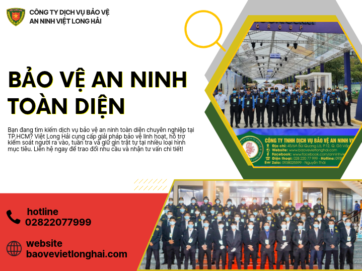 Bảo Vệ An Ninh Toàn Diện – Giải Pháp An Toàn Chuyên Nghiệp Cùng Việt Long Hải