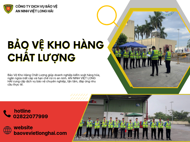 Bảo Vệ Kho Hàng Chất Lượng – Giải Pháp An Ninh Hiệu Quả Cùng AN NINH VIỆT LONG HẢI