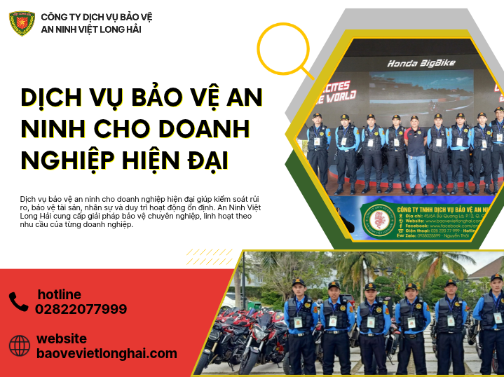 Dịch Vụ Bảo Vệ An Ninh Cho Doanh Nghiệp Hiện Đại – Giải Pháp An Toàn Cùng An Ninh Việt Long Hải