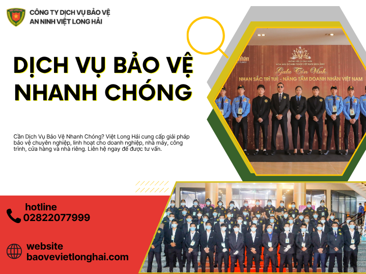 Dịch Vụ Bảo Vệ Nhanh Chóng – Giải Pháp An Ninh Linh Hoạt, Chuyên Nghiệp Tại TP.HCM